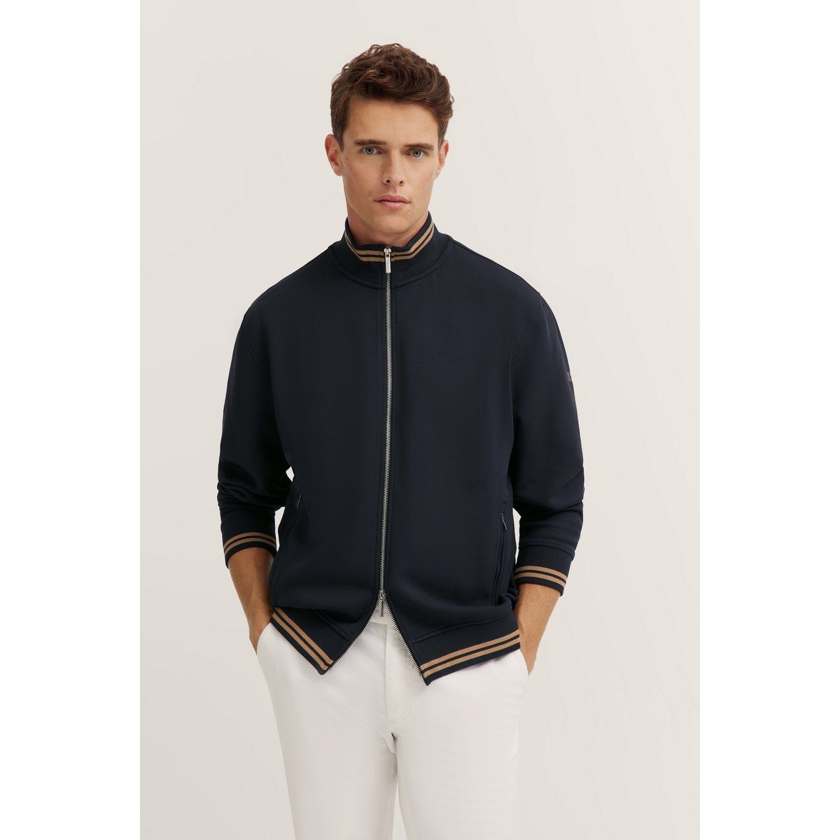Herren Sweatjacke mit Reißverschluss