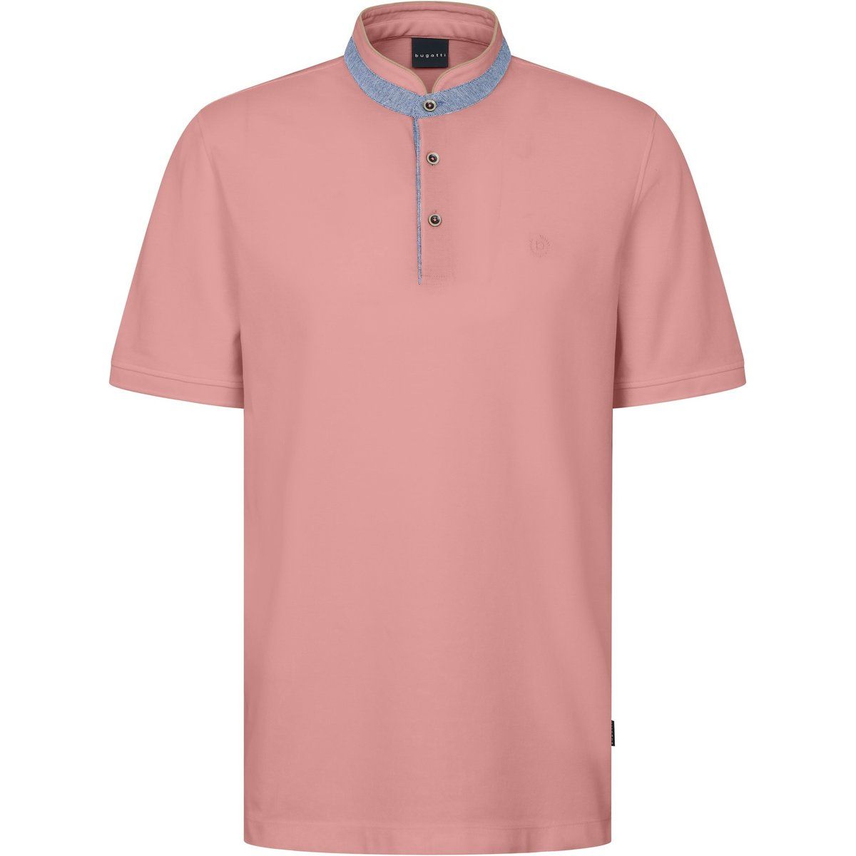 Herren Poloshirt mit Stehkragen