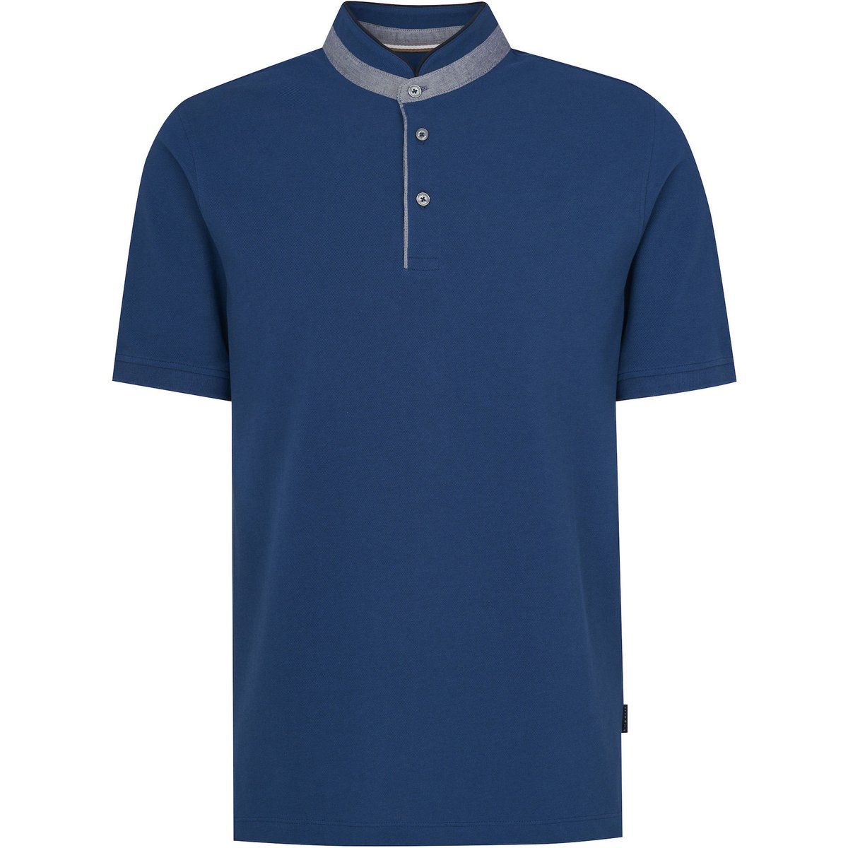 Herren Piqué-Poloshirt mit Stehkragen
