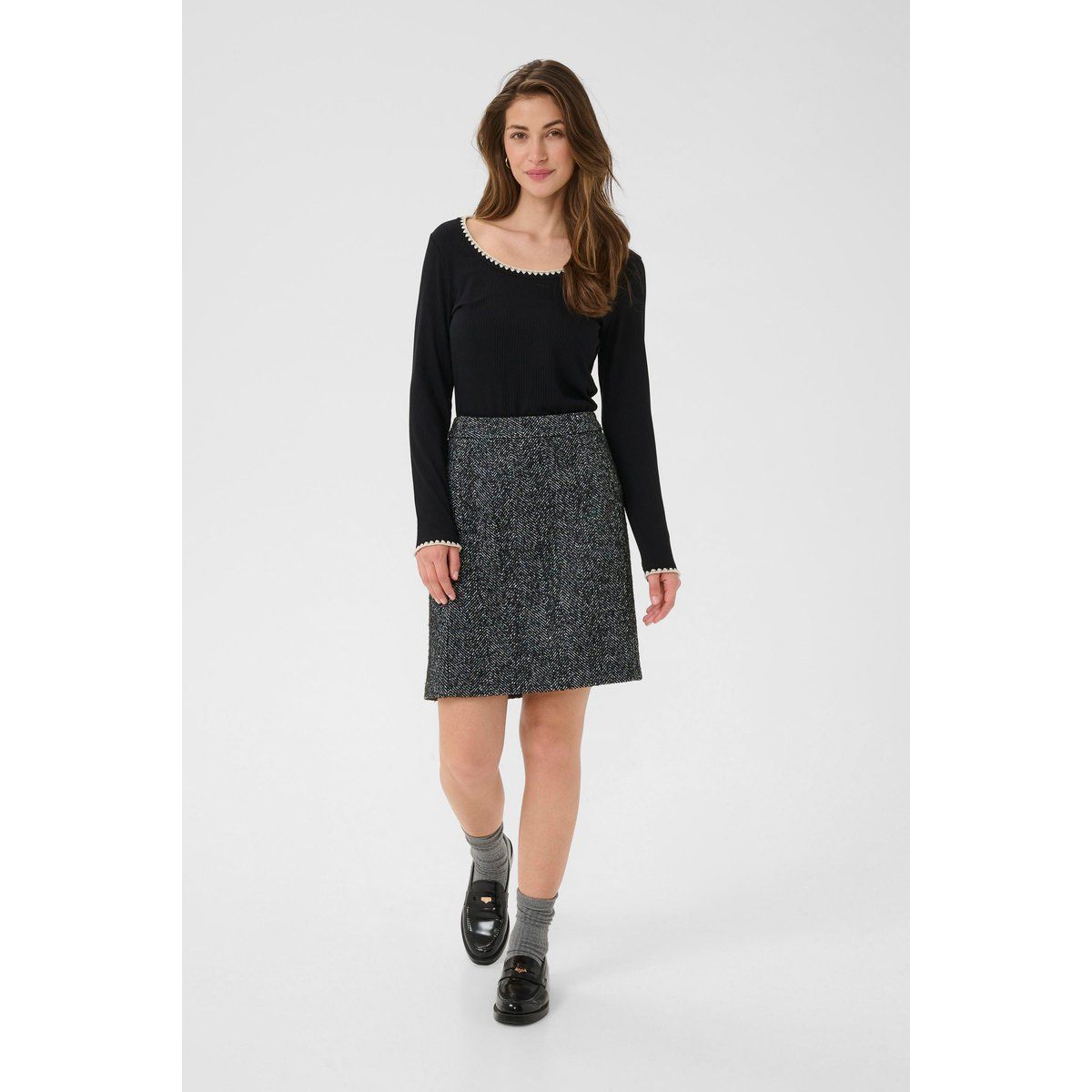 Rock CROlina Regular fit black offwhite