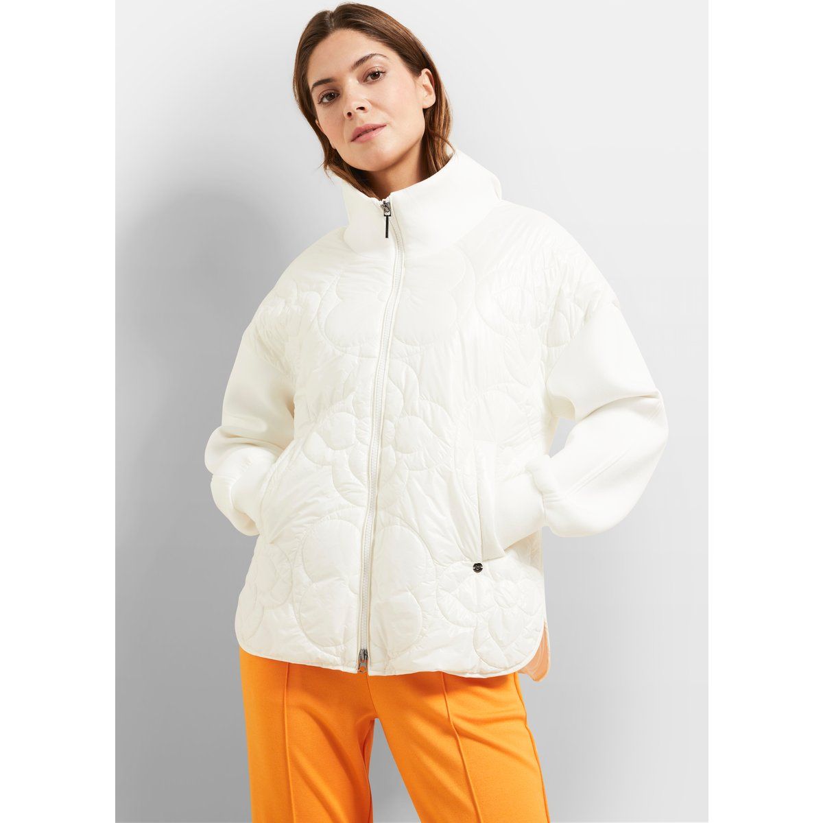 Damen Blouson Jacke mit Stehkragen