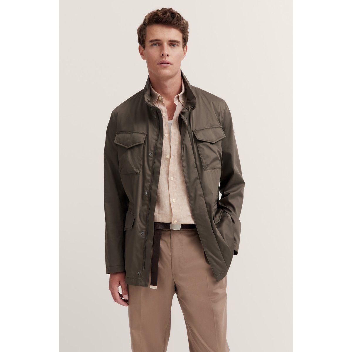 Herren Feldjacke mit Stehkragen