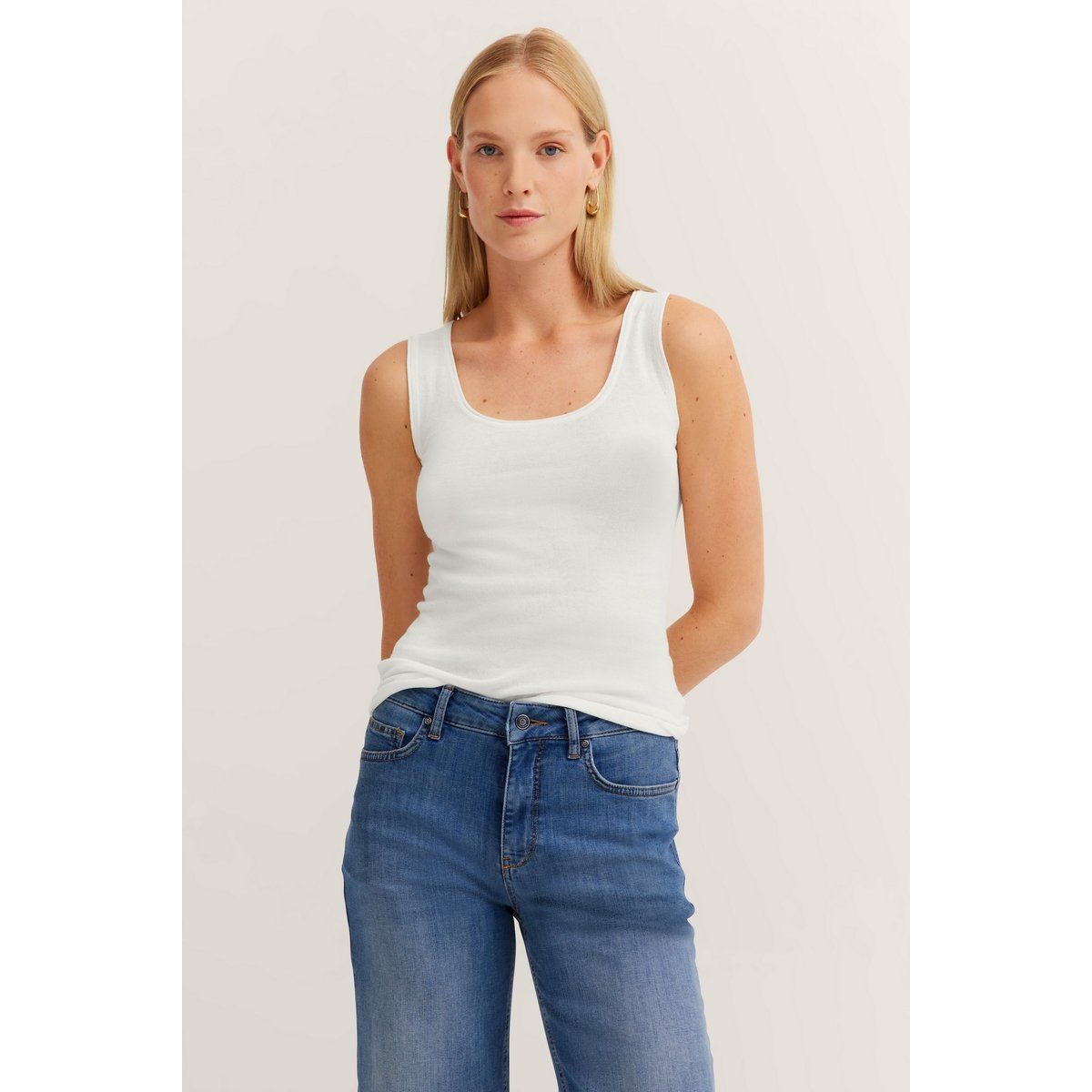 Klassisches geripptes Tanktop