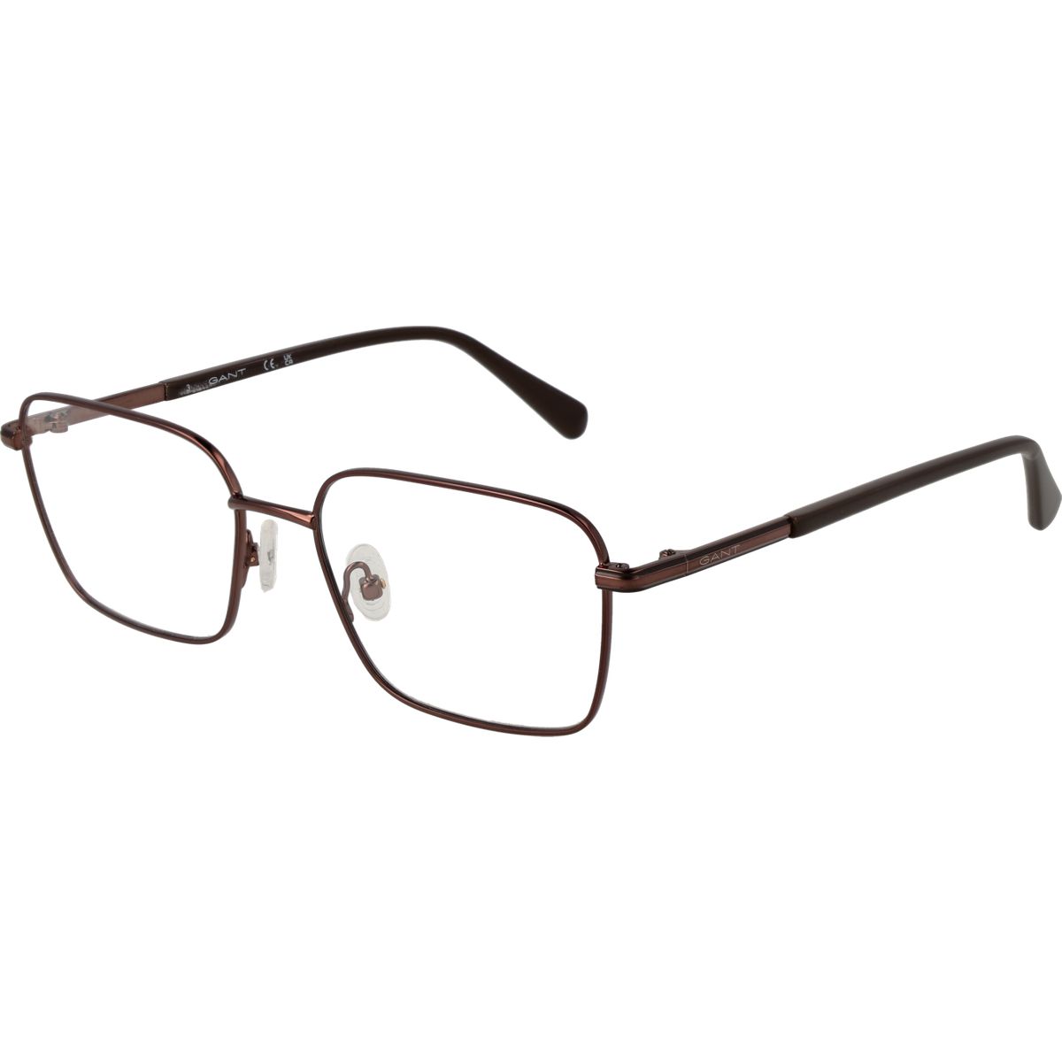 Rechteckige Vollrand-Metallbrille