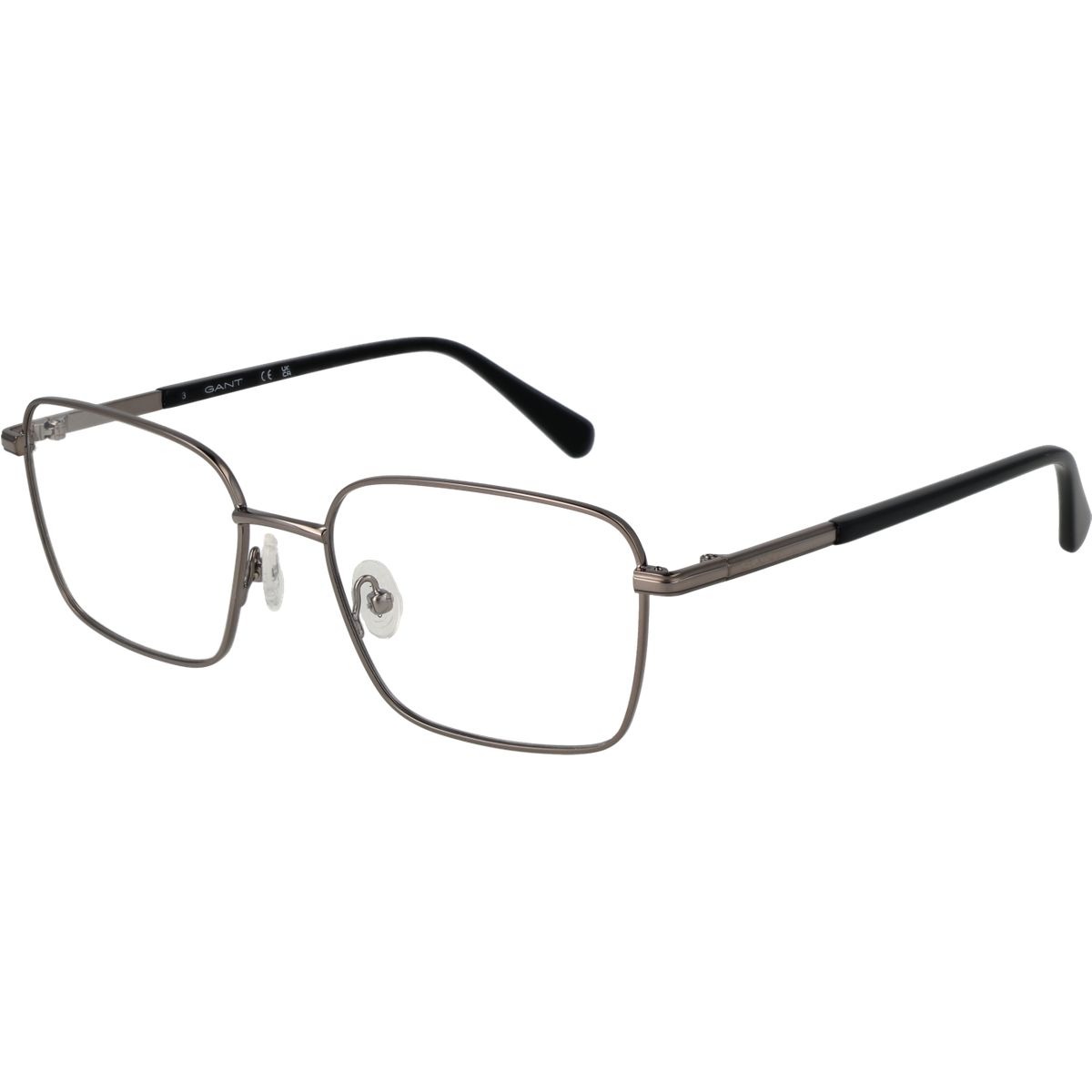 Rechteckige Vollrand-Metallbrille