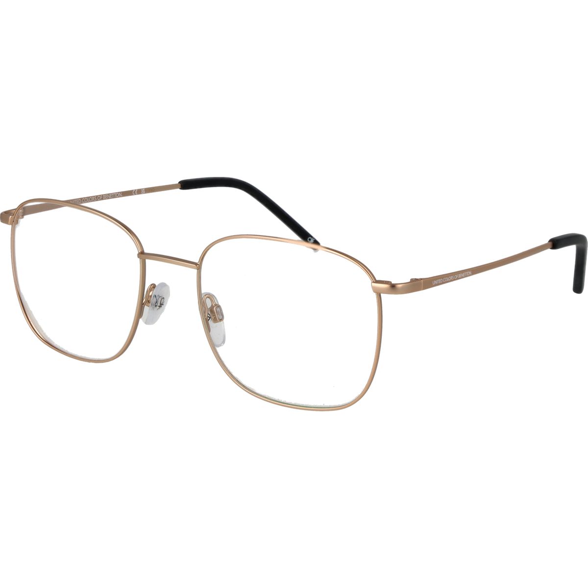 Rechteckige Metallrahmenbrille
