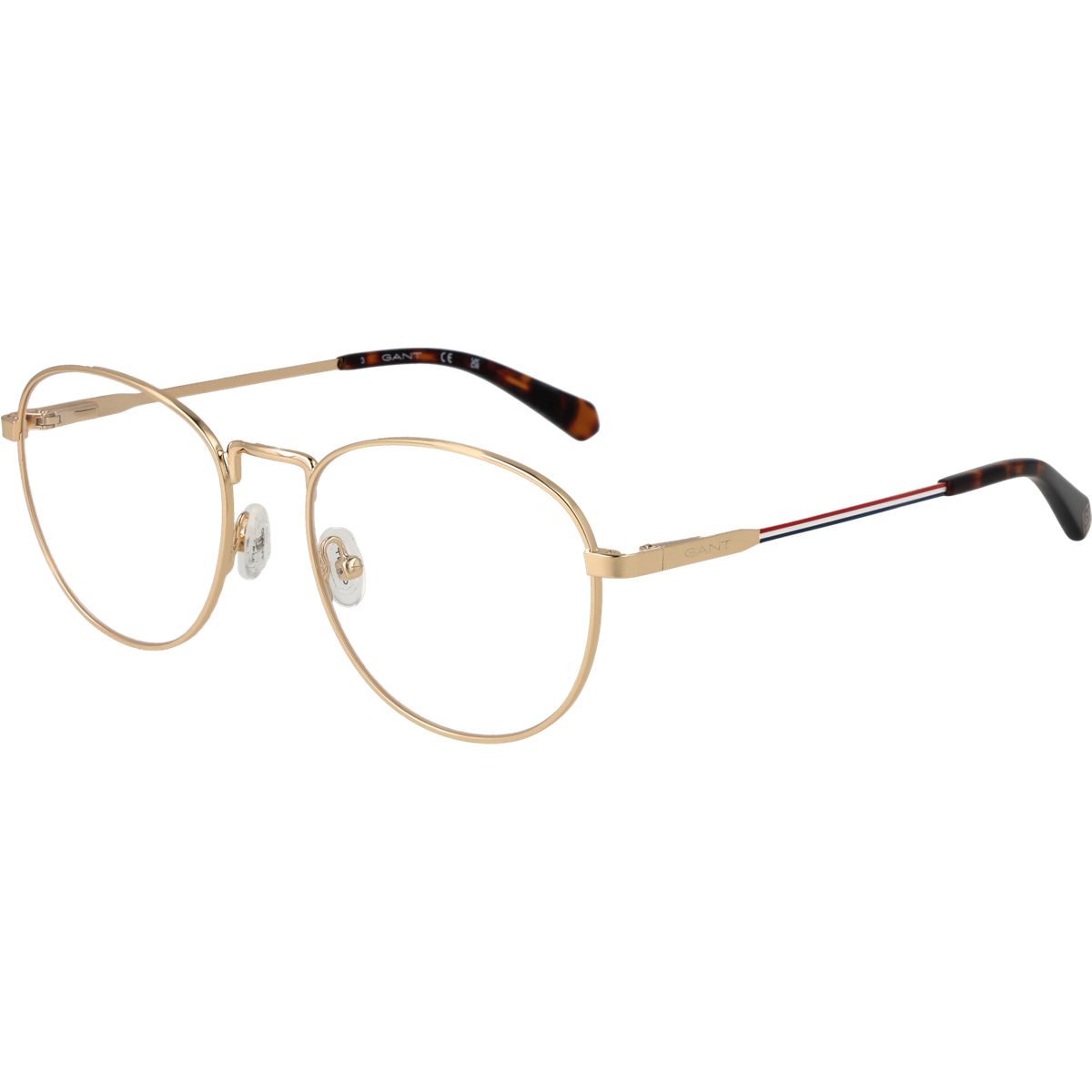 Runde Brille mit Metallrahmen
