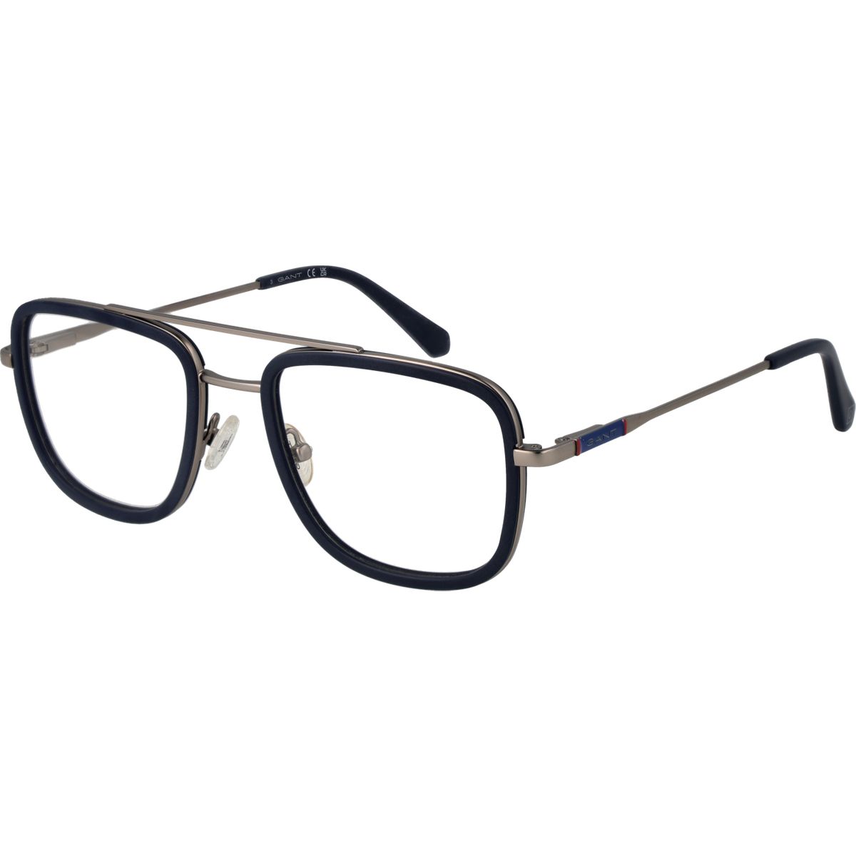 Quadratische Aviator-Metallrahmenbrille