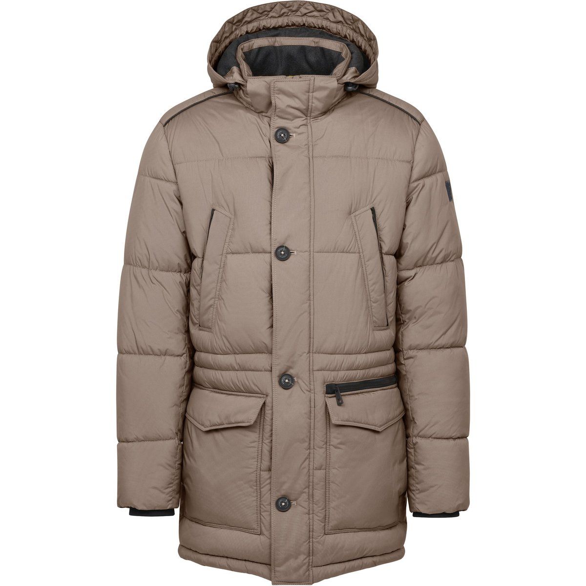Herren Steppparka mit Kapuze