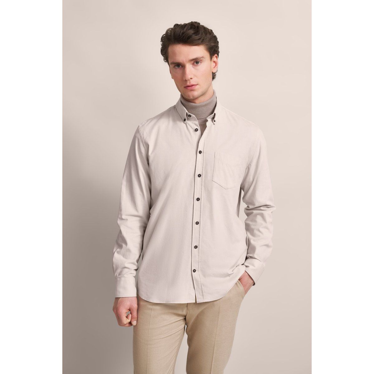 Herren Feincord Modern Fit Hemd