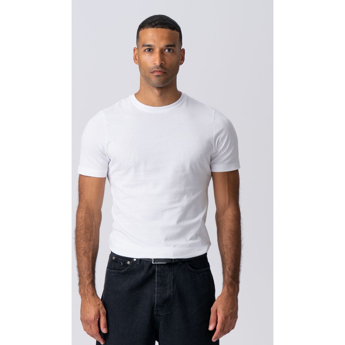 Herren Klassisches Figurbetontes T-Shirt