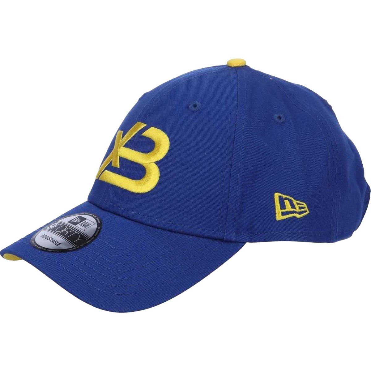 Blaue Baseballkappe mit gesticktem Logo