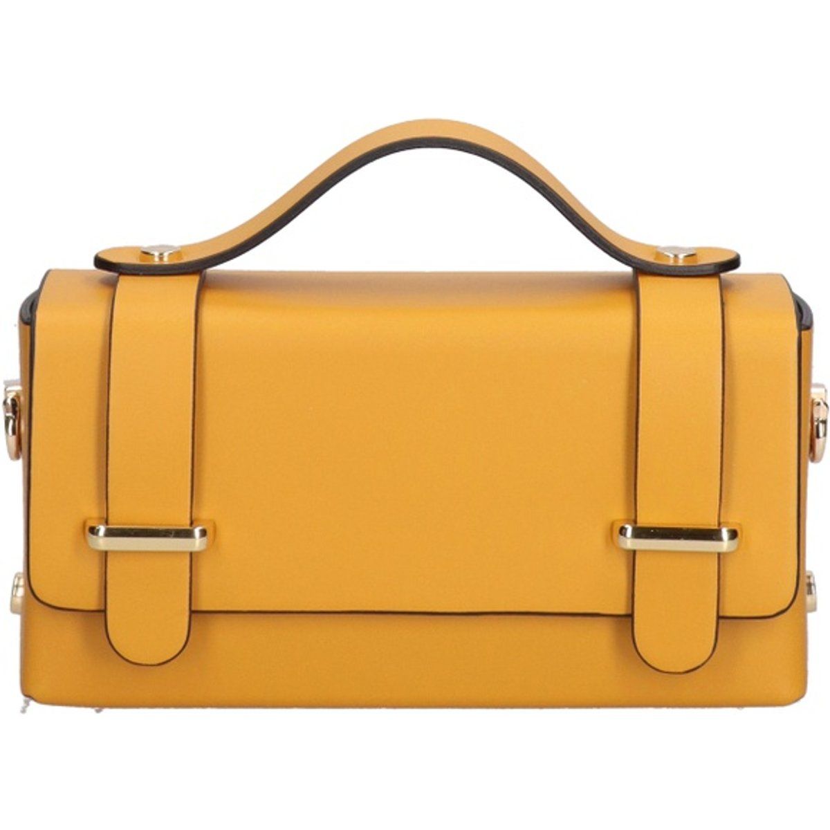 Elegante Leder Handtasche mit Griff