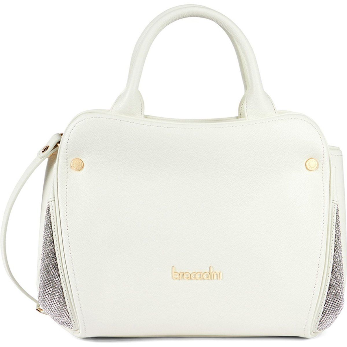Strukturierte Henkeltasche Satchel Handtasche