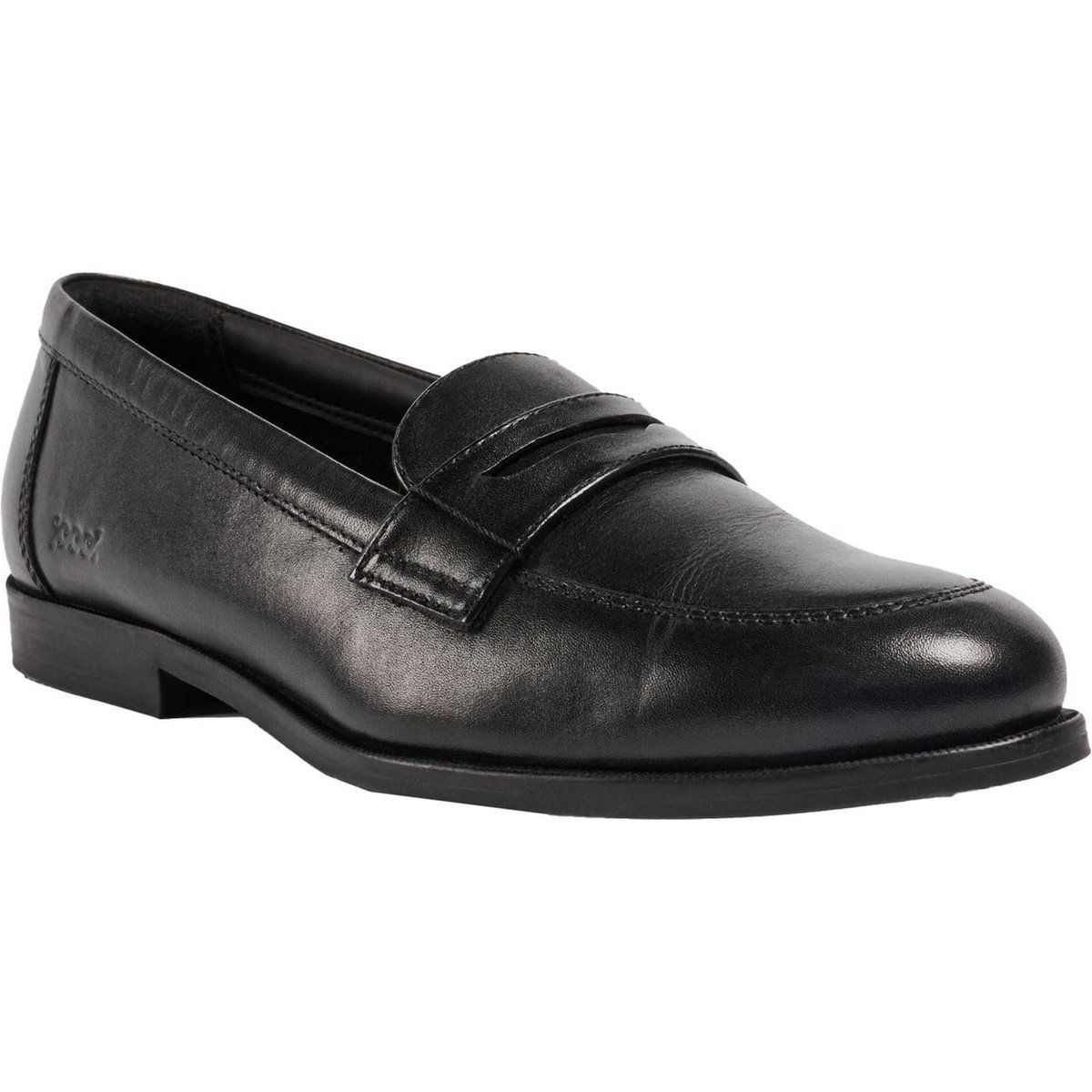 Pod Islay Mädchenschwarze Slipper Aus Leder