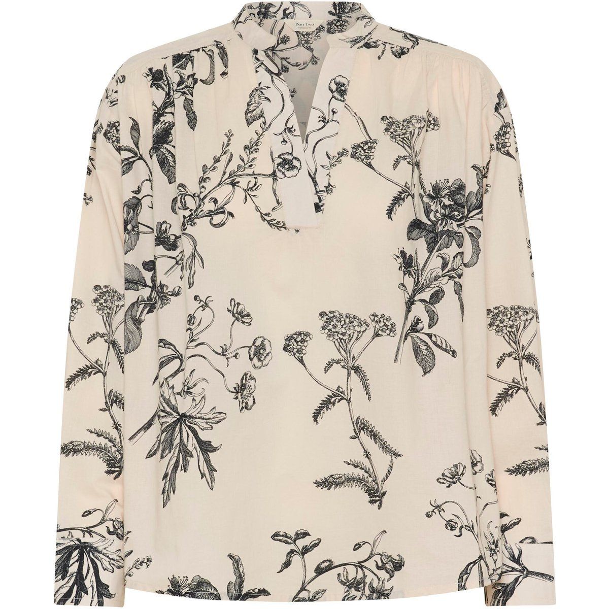 Kurzarm-Bluse NatalePW Oversize fit offwhite