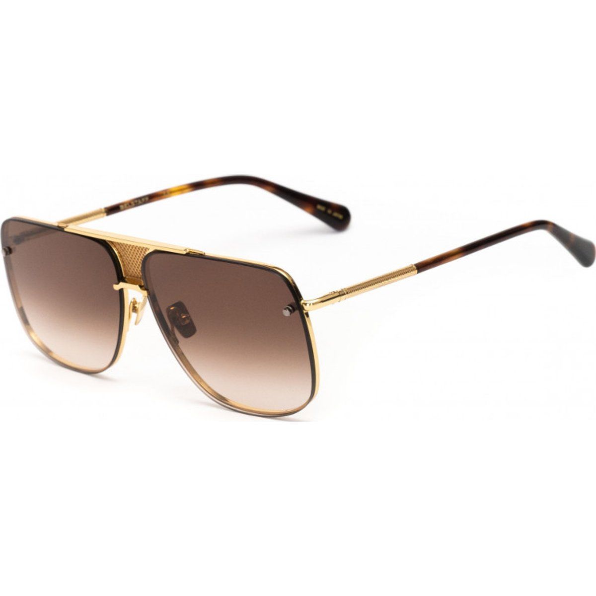 Pilotenbrille mit goldenem Rahmen