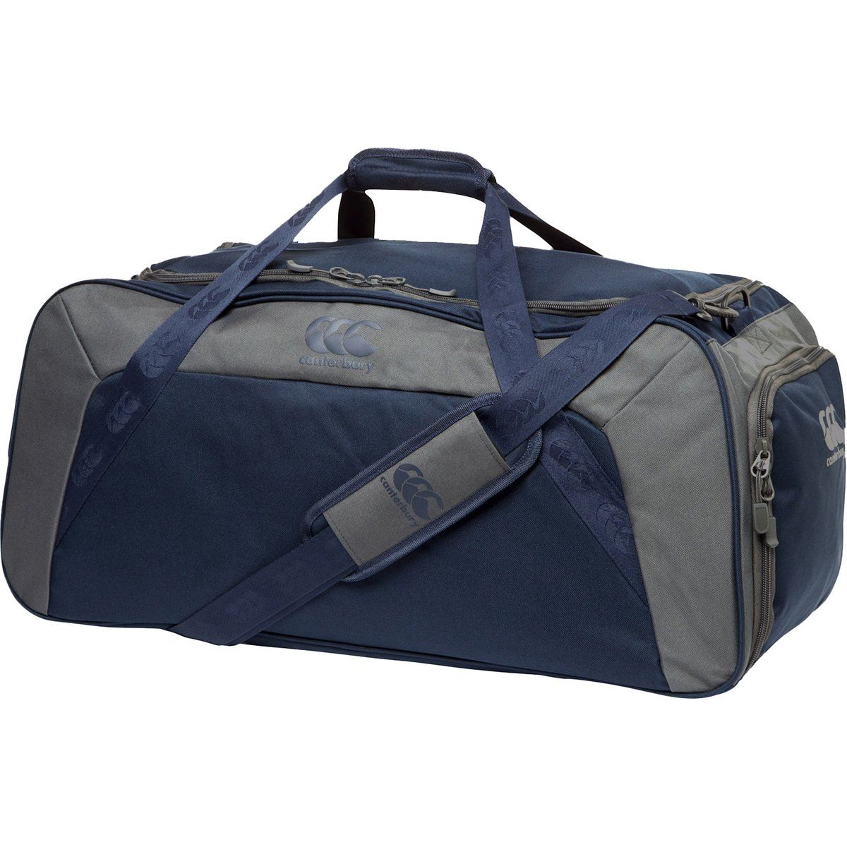 Klassische zweifarbige Sport- Reisetasche