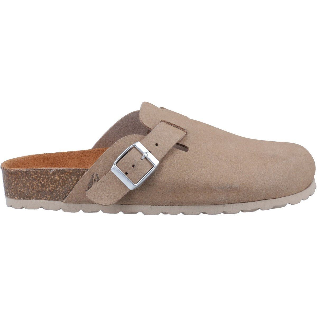 Klassischer Wildleder Clog Pantolette