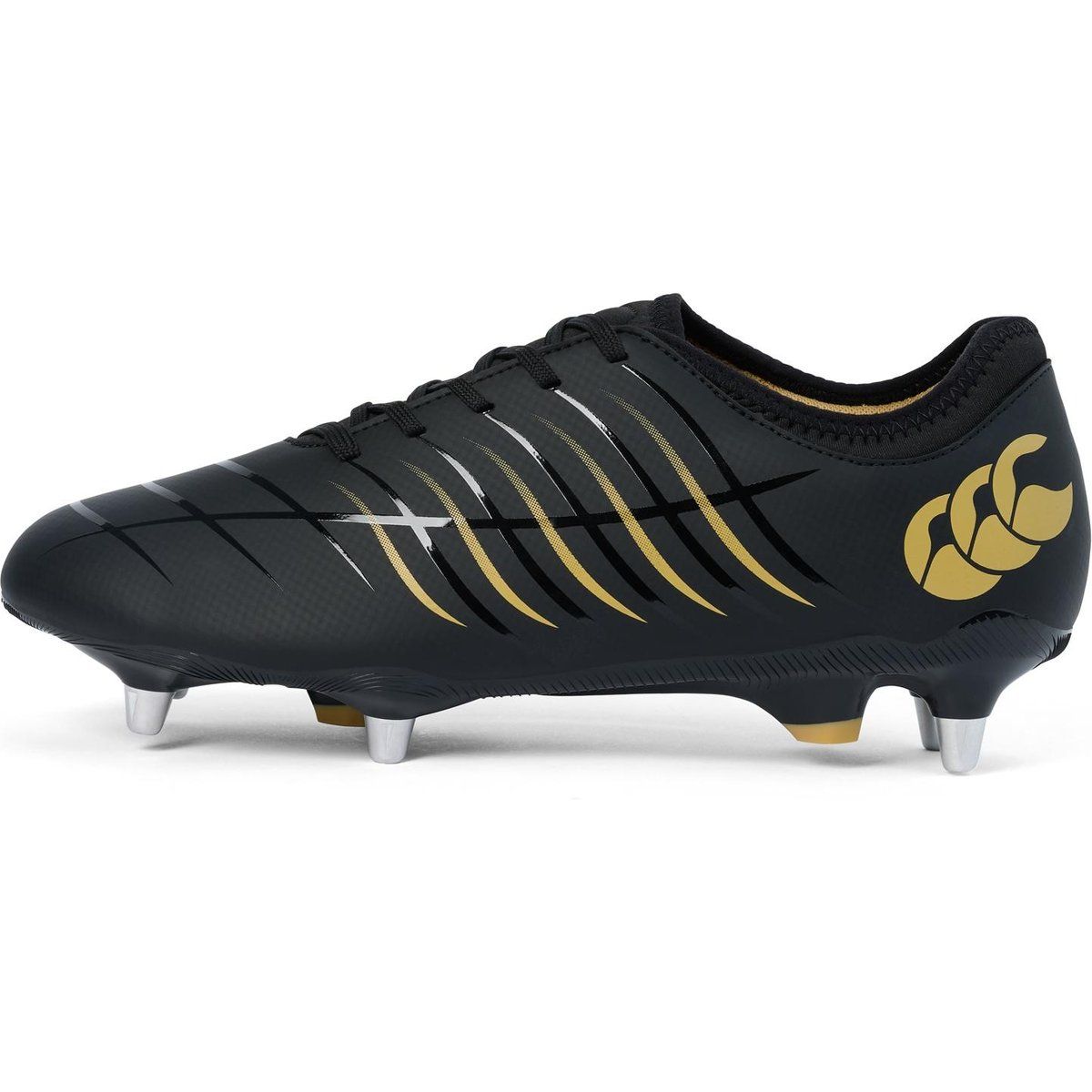 Canterbury - Herren Rugby-Stiefel für weichen Boden "Phoenix 2.0 Team" (Schwarz/Gold)