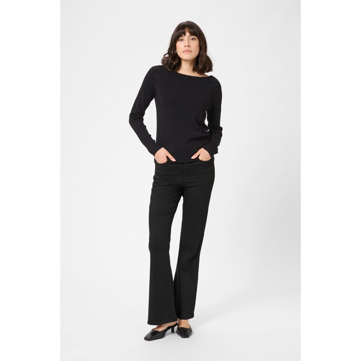 Strickpullover KAminna Strickpullover Regular fit black