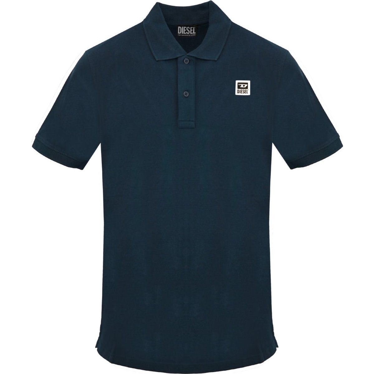 Klassisches Poloshirt mit Logo-Patch