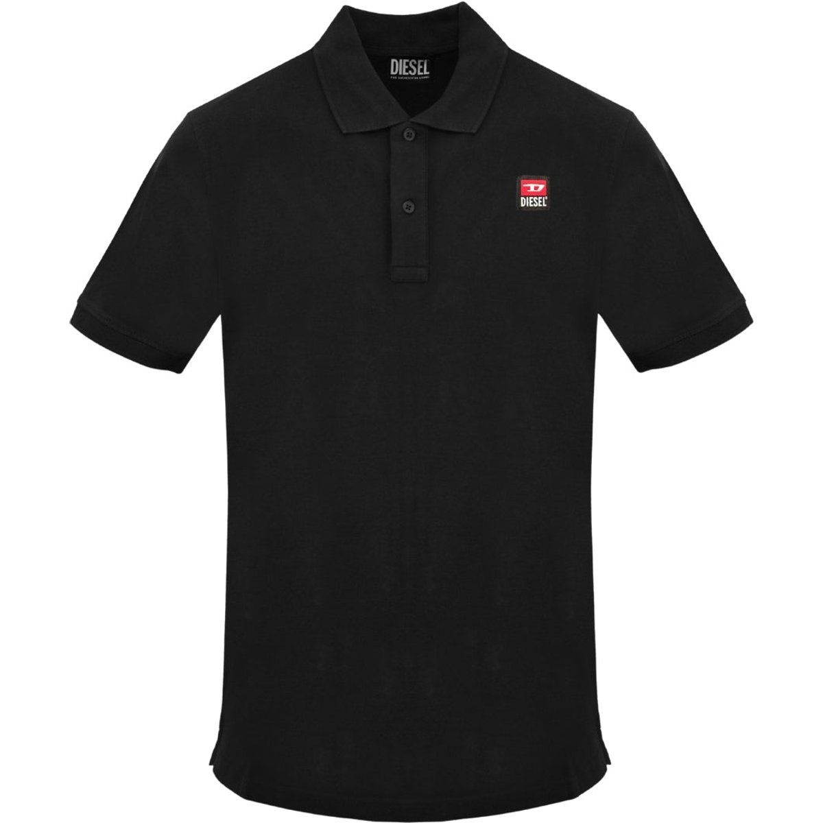 Klassisches Baumwoll-Poloshirt mit Logo-Patch