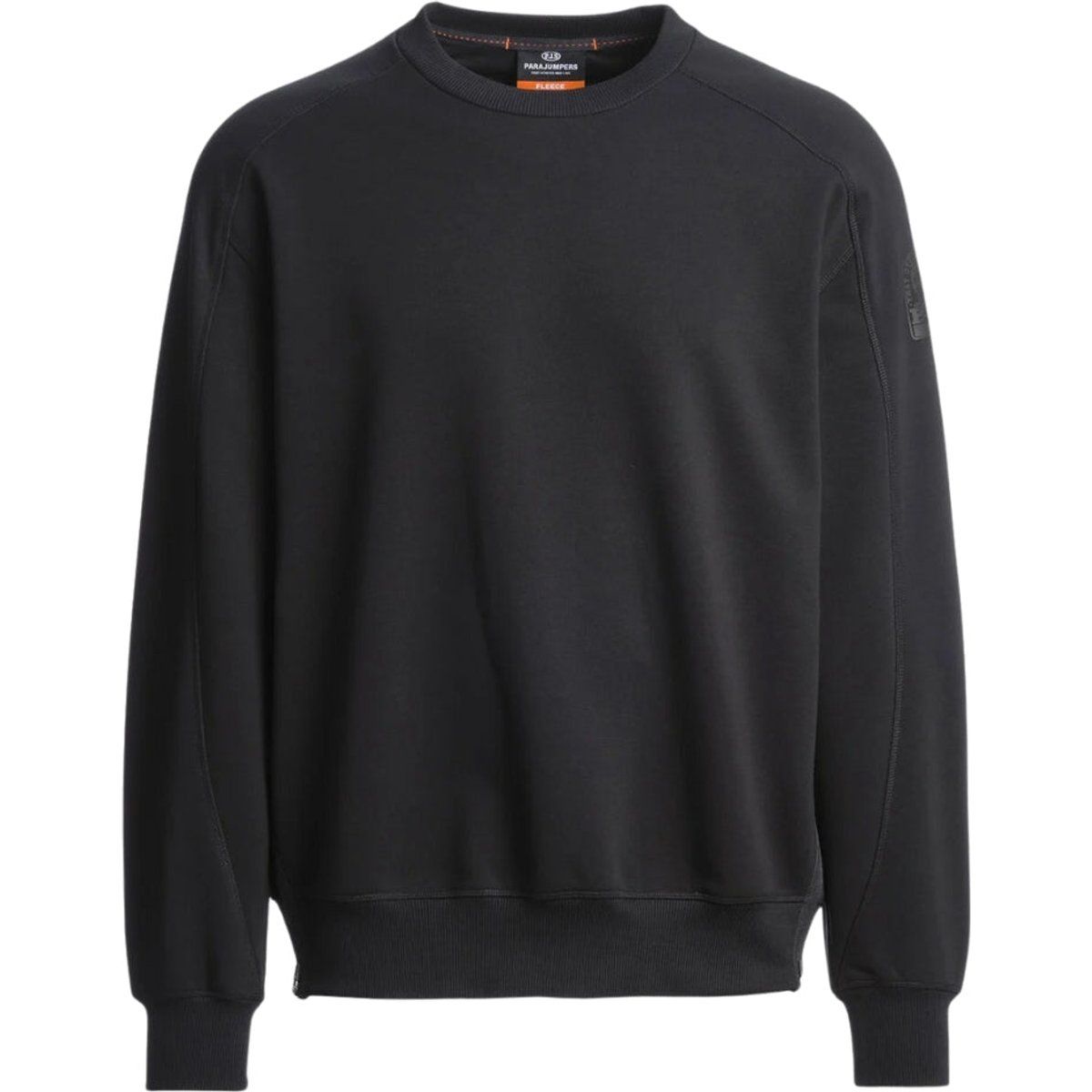 Klassisches schwarzes Rundhals-Sweatshirt