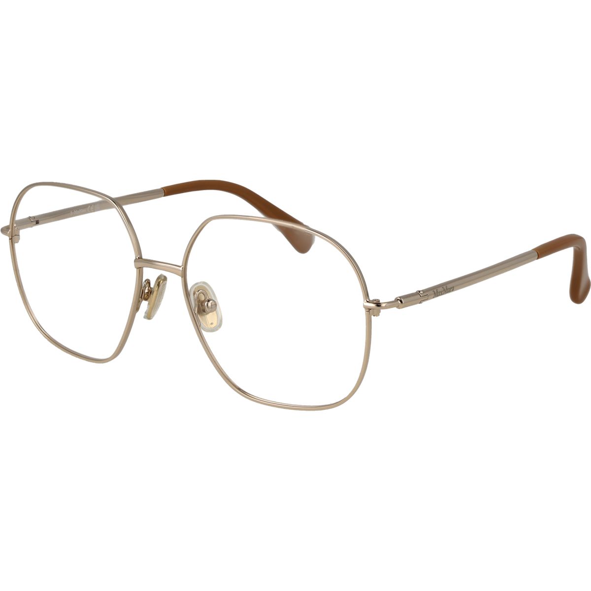 Elegante geometrische goldfarbene Fassung
