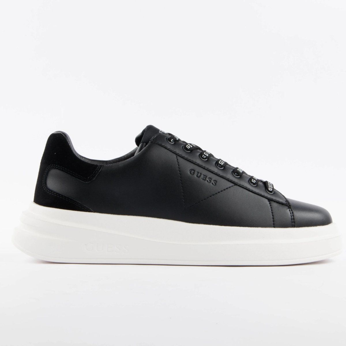 Schwarzer Herren Low-Top Mode-Sneaker