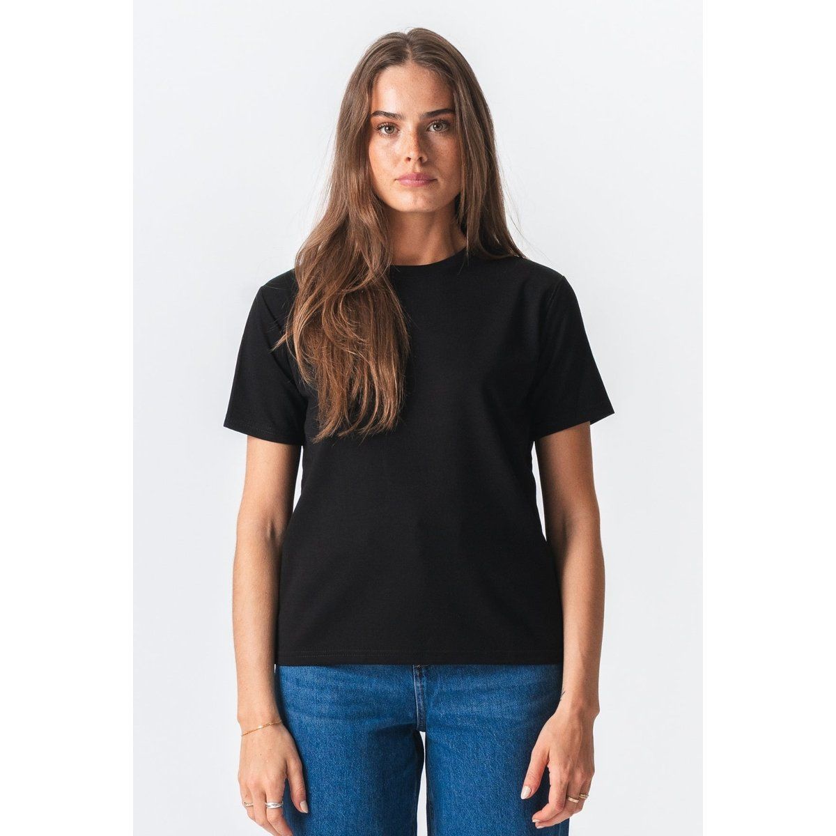 Klassisches T-Shirt mit lockerer Passform