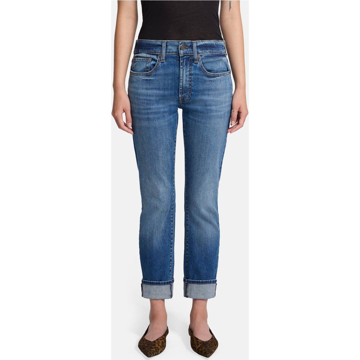Lässige Slim Fit Damen Jeans