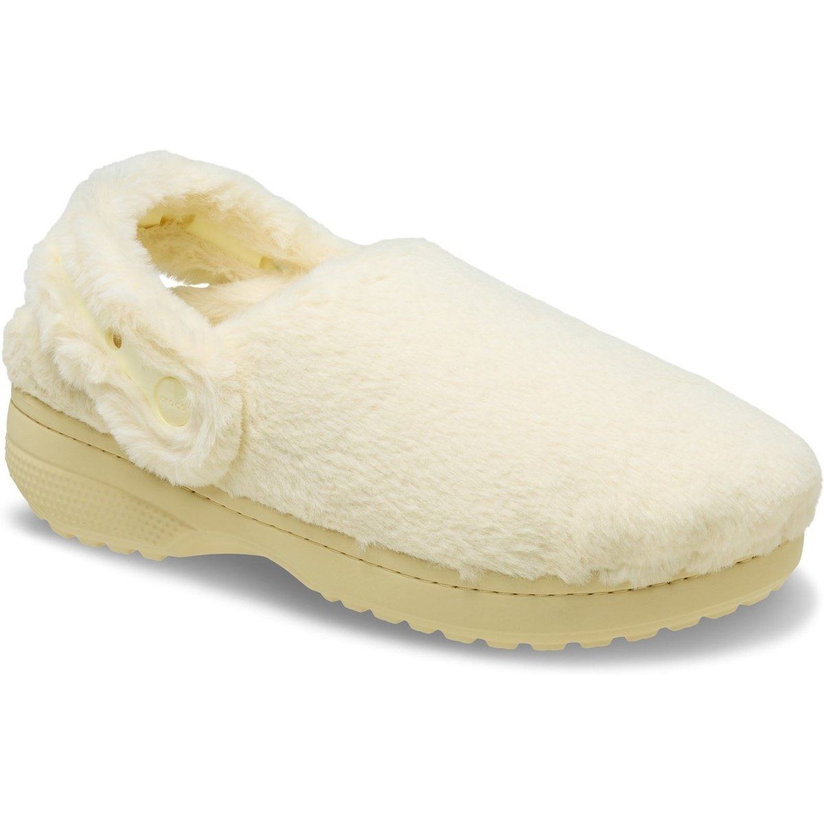 Crocs Classic Unfurgettable Polyester Damen Clogs in Vanille