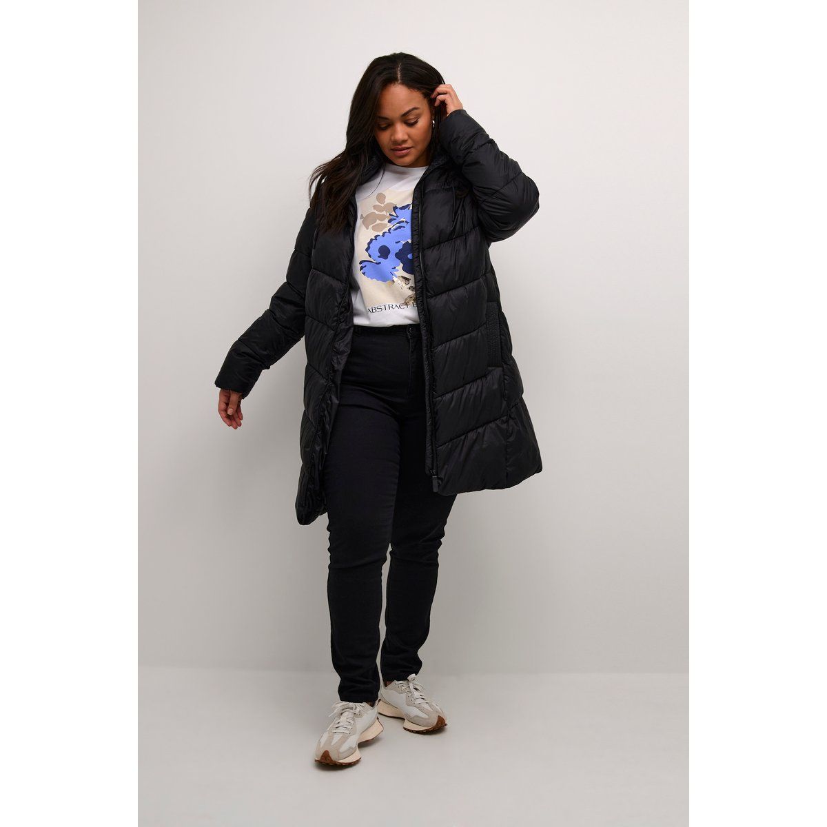 Lässige Pufferjacke mit bequemer Passform