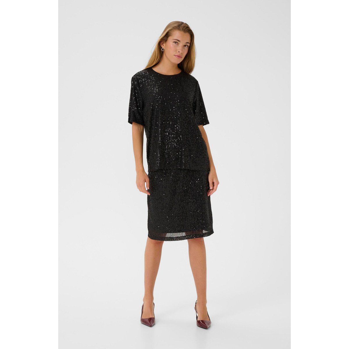 Kurzarm-Bluse KAlila Kurzarm-Bluse Regular fit black