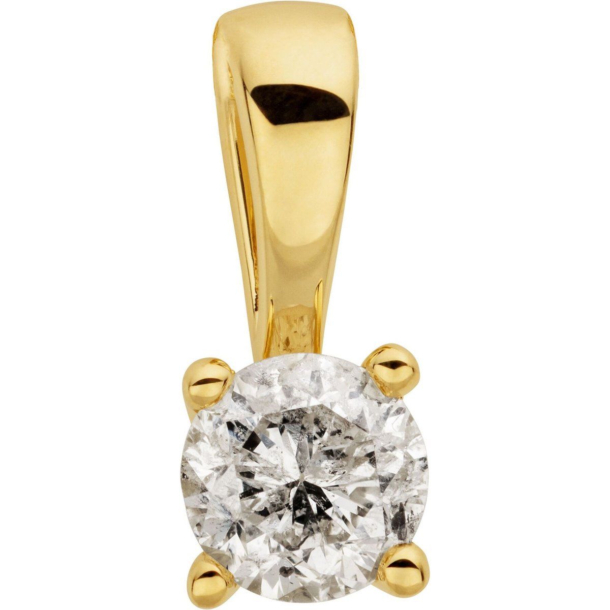 Goldanhänger mit Diamant-Solitär
