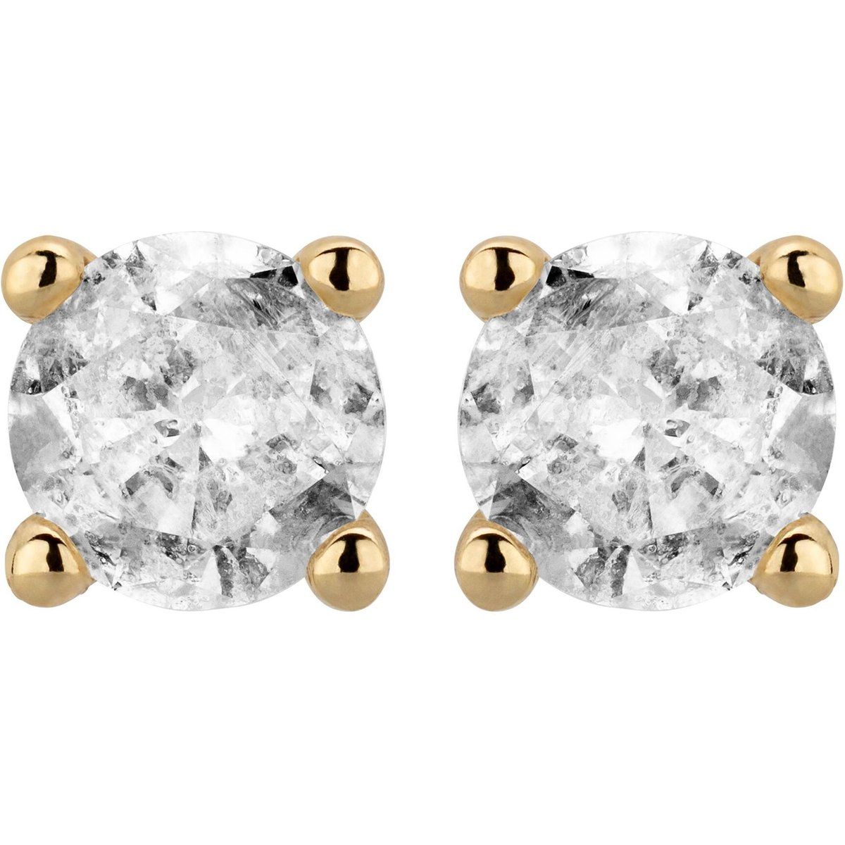 Klassische Brillantsolitär-Ohrstecker