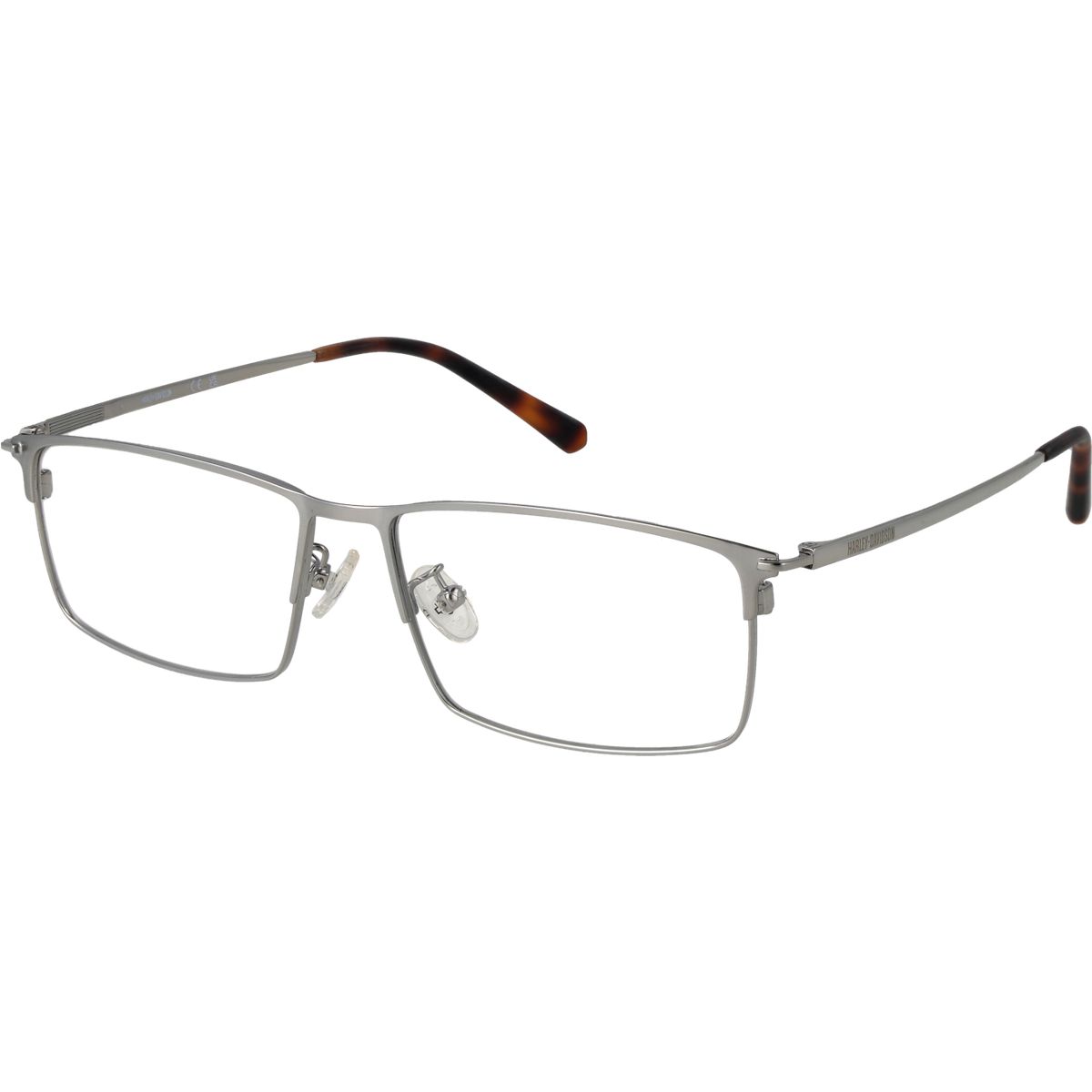 Rechteckige Vollrand-Metallbrille