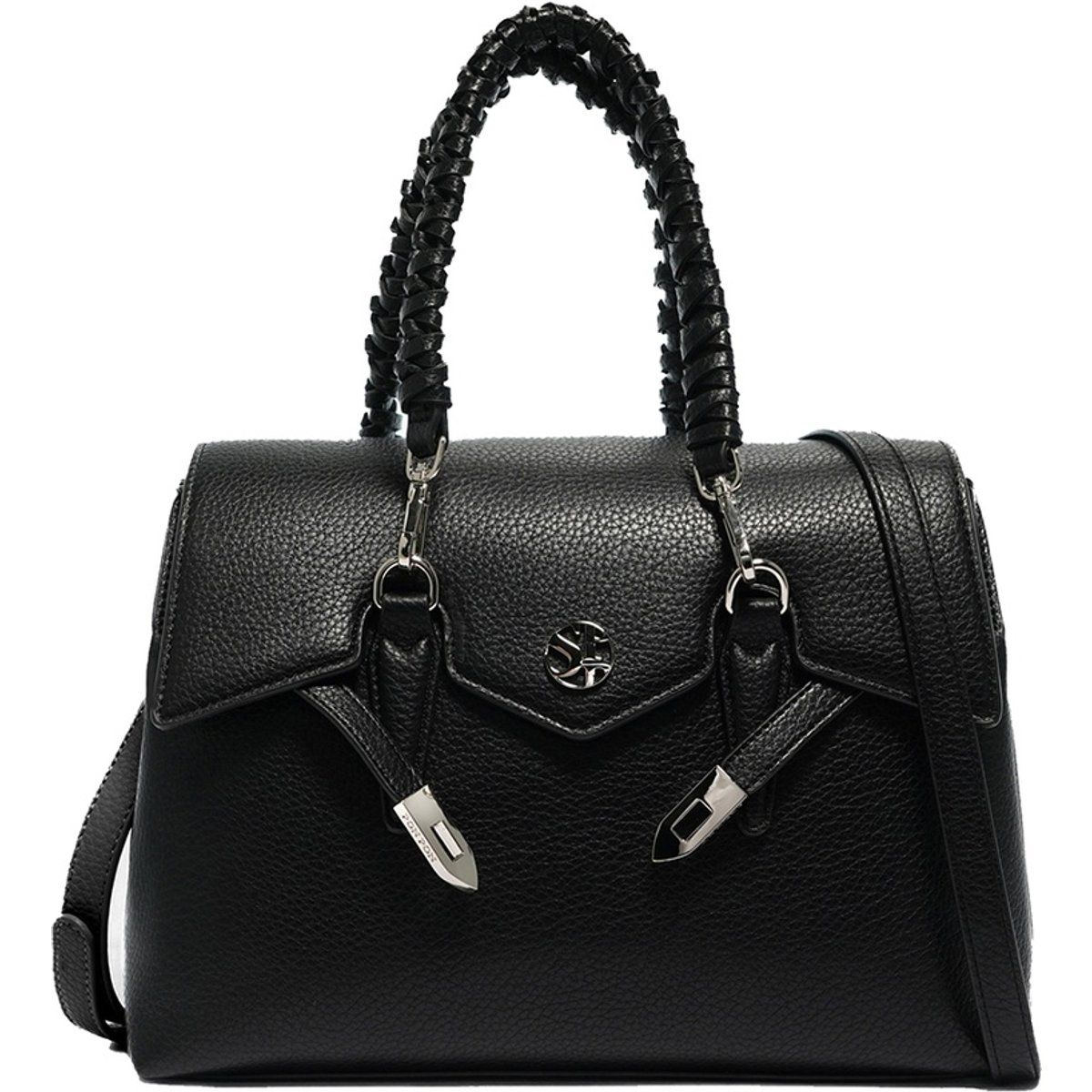 Strukturierte Henkeltasche