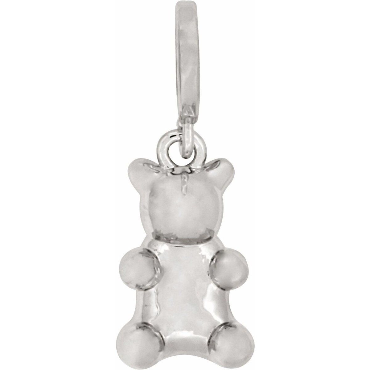 Gummibärchen-Charm-Anhänger in Silber