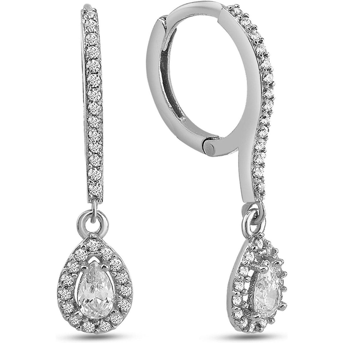 Sterling Silber Tropfenohrringe