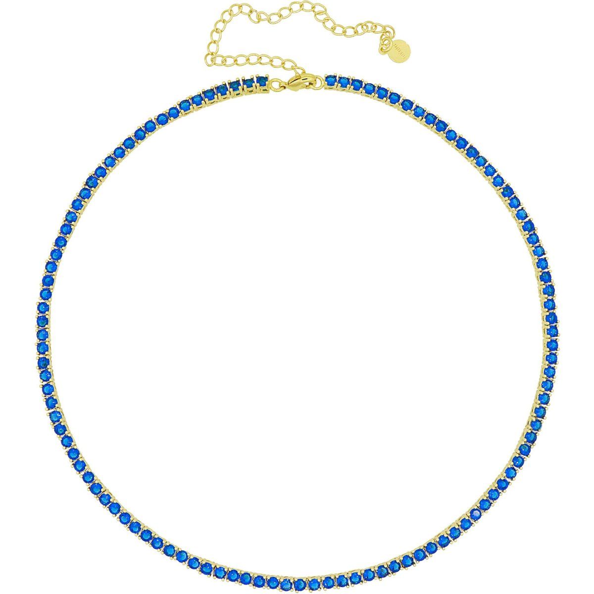 Funkelndes Tennis-Collier mit Zirkonia
