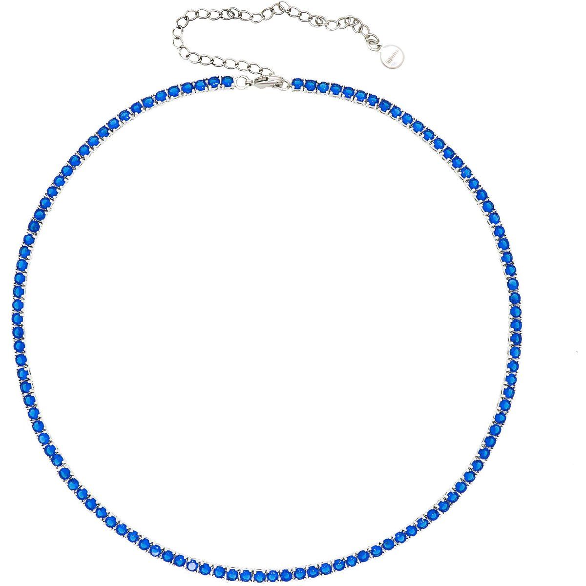 Elegantes Funkelndes Tennis Collier