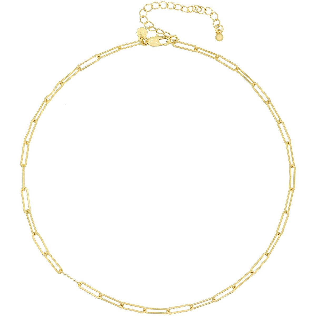 Goldplattierte Halskette mit Gliedern