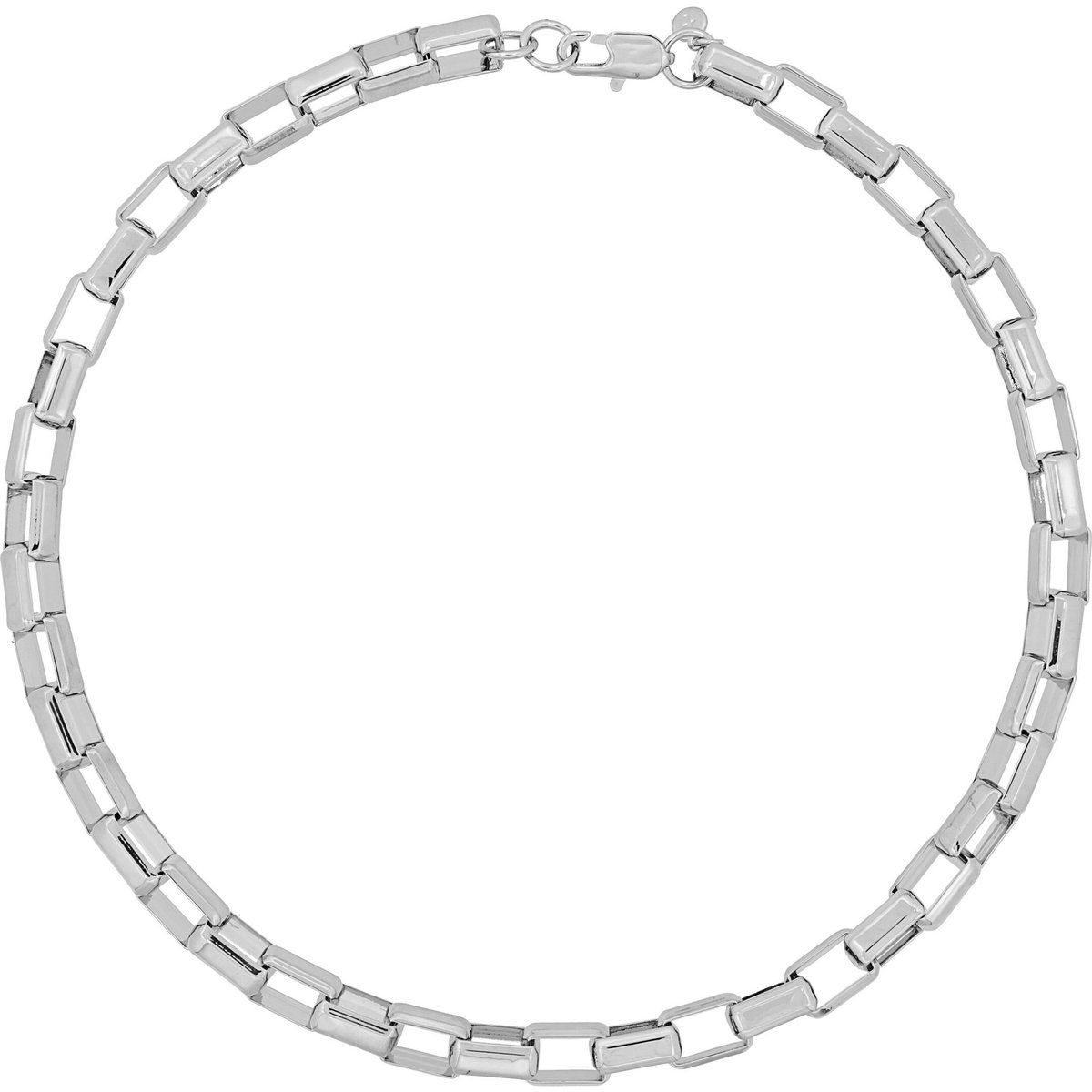 Moderne Gliederkette mit rechteckigen Gliedern