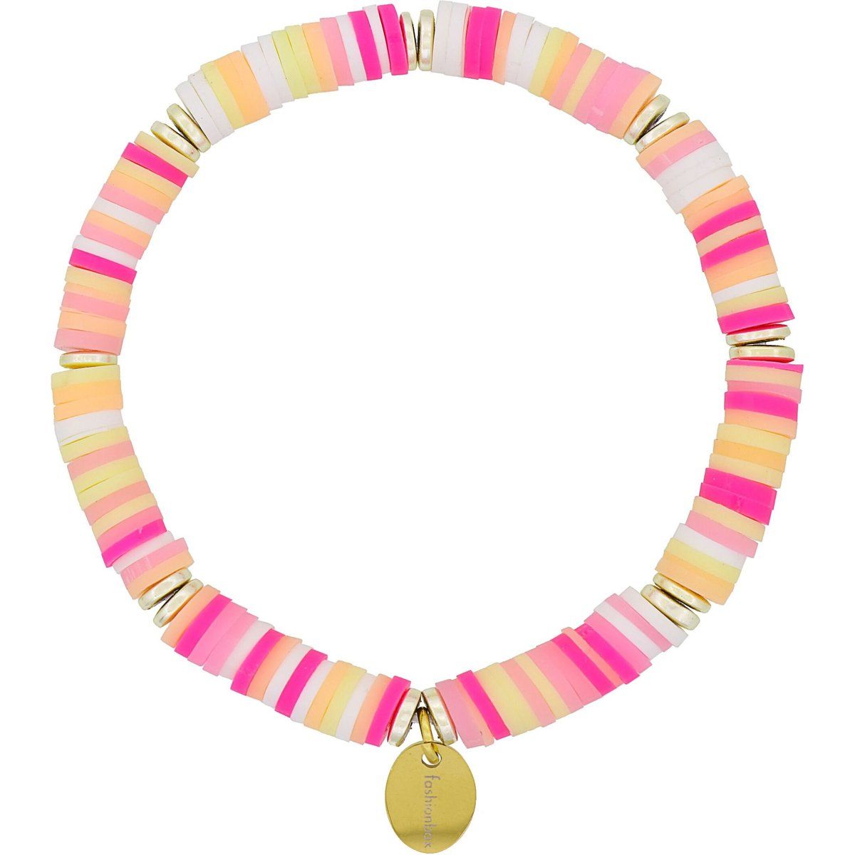 Buntes Vinyl-Disc-Stretch-Armband