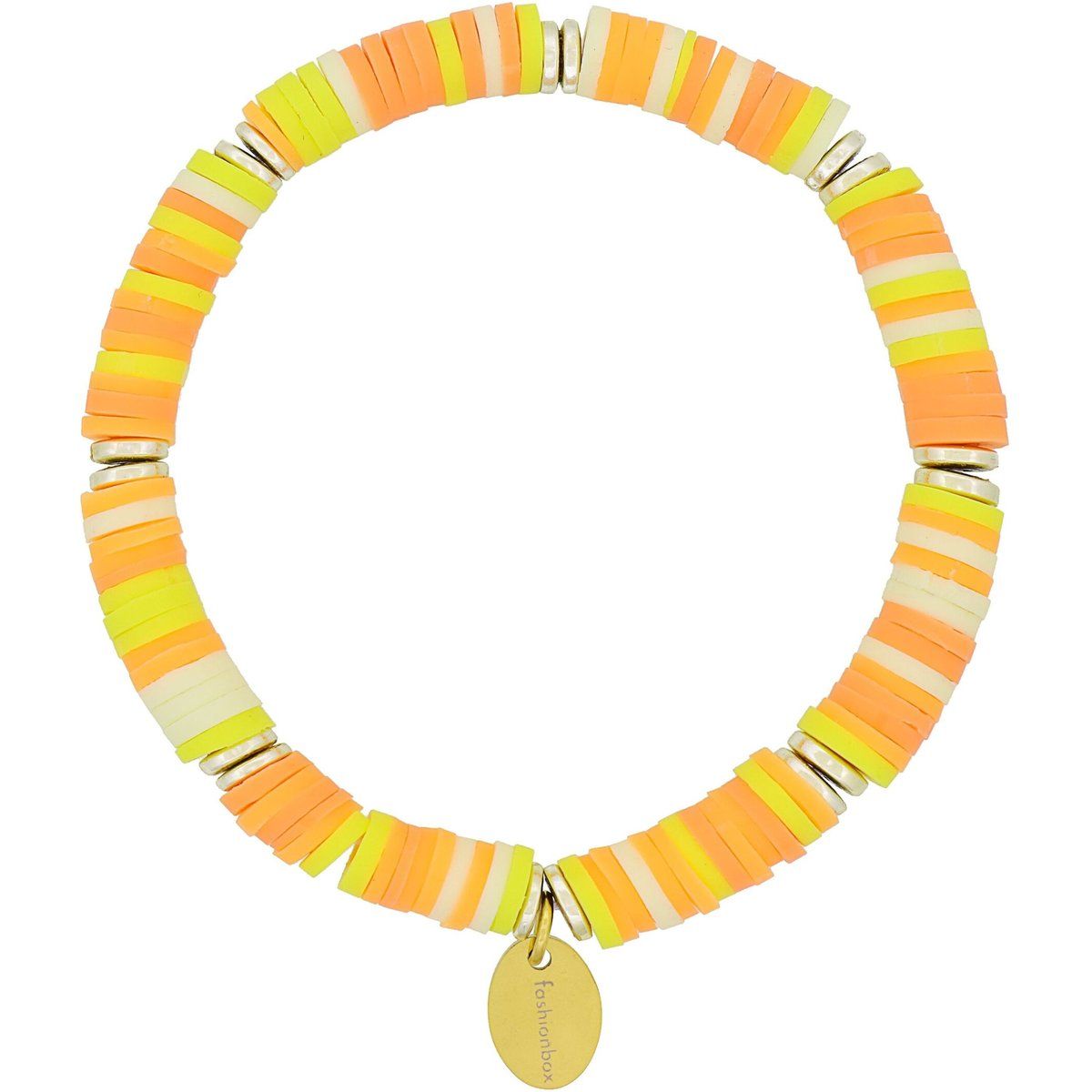 Buntes Vinylscheiben Armband