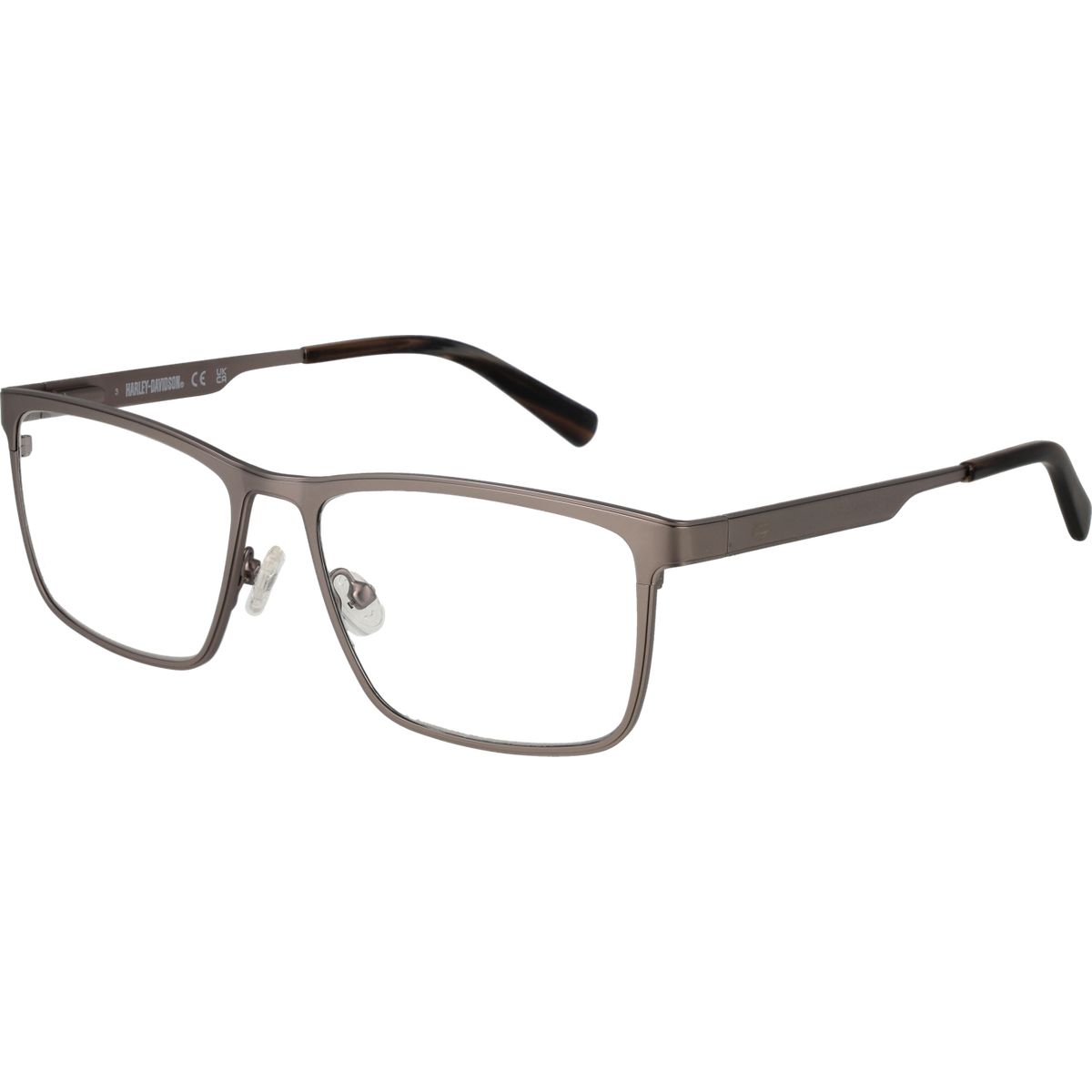 Rechteckige Vollrand-Metallbrille