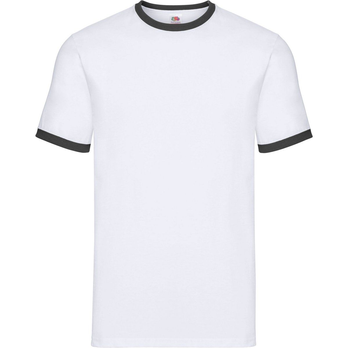 Ringer T-Shirt mit Kontrastbesatz