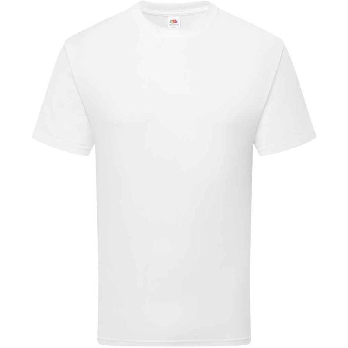 Fruit of the Loom - T-Shirt für Herren/Damen Unisex (Weiß)